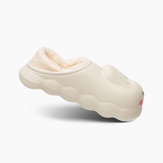 Cloud Slides - Honey Bunny Fur-Lined Slippers
