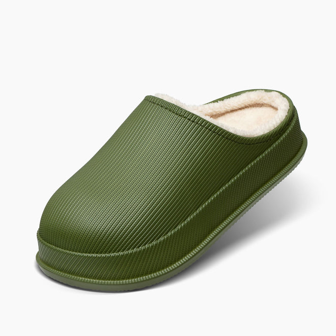Cloud Slides - Cushioned Fur-Lined Clogs