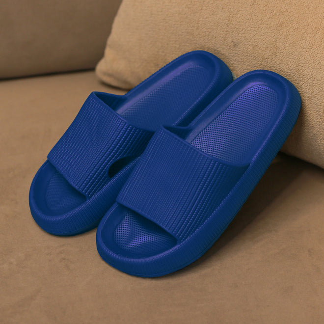 Mens Cushion Slides - Cloud Slides Royal Blue mens